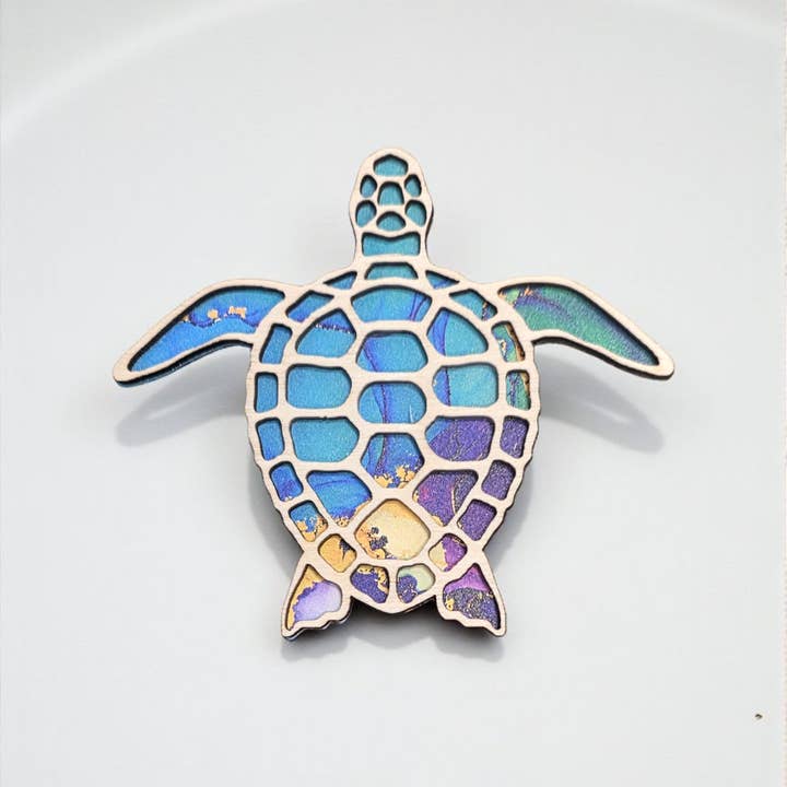 Gulf Coast Custom - Wholesale Magnet - Sea Turtle Magnet 3.5" - Made in USA - Coastal Fridge Decor4