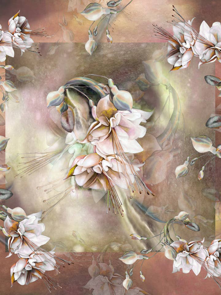 Wild Rag Square Scarf - Bandana - Silk Twill for wholesale by Silk Squirrel