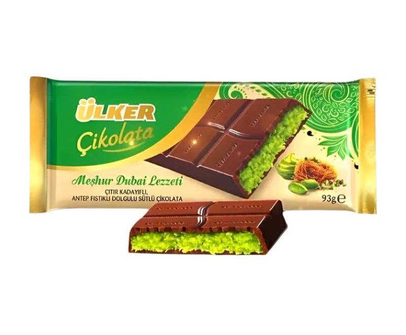Global Bite Co - Wholesale Chocolate Bar - Ülker Dubai Chocolate 6x93g (Turkey)0