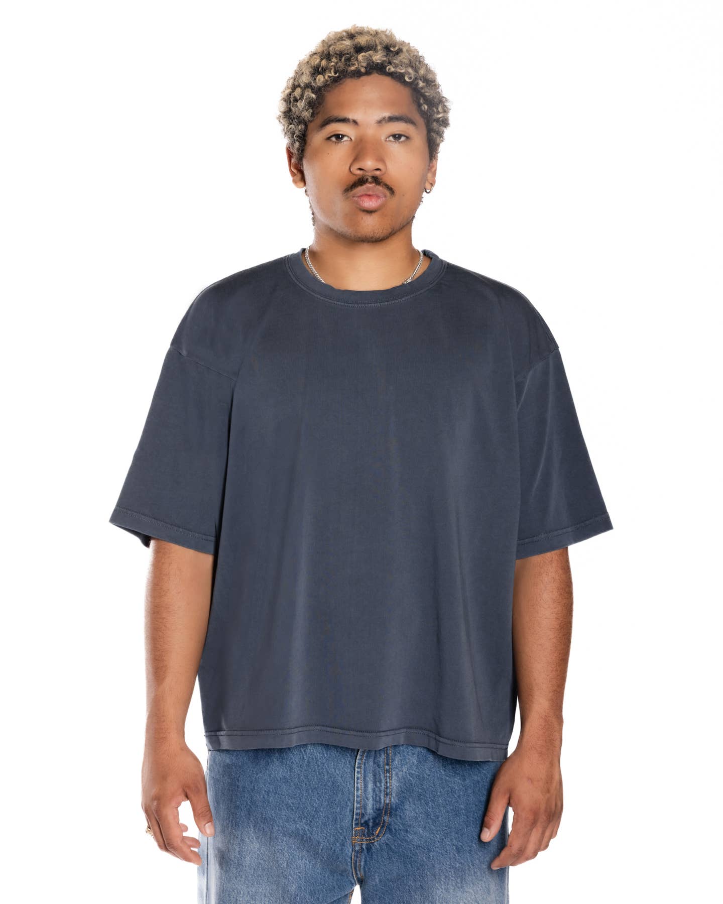 Generation XYZ - Wholesale T-Shirt - Men's - Premium Crop Boxy T-Shirt [HF-1510]12