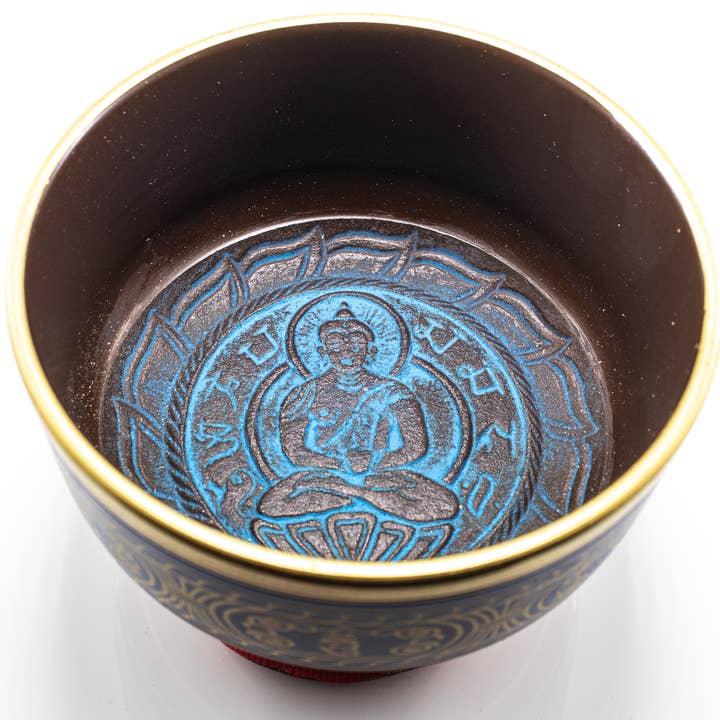 Quasar Gems USA - Wholesale Meditation Supplies - Singing Bowl Painted