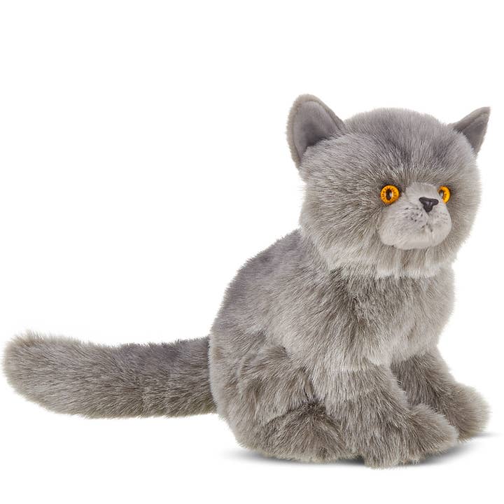 Bearington Collection - Wholesale Stuffed/Plush Toy - Kids & Baby - Gordie the grey plush Persian cat2