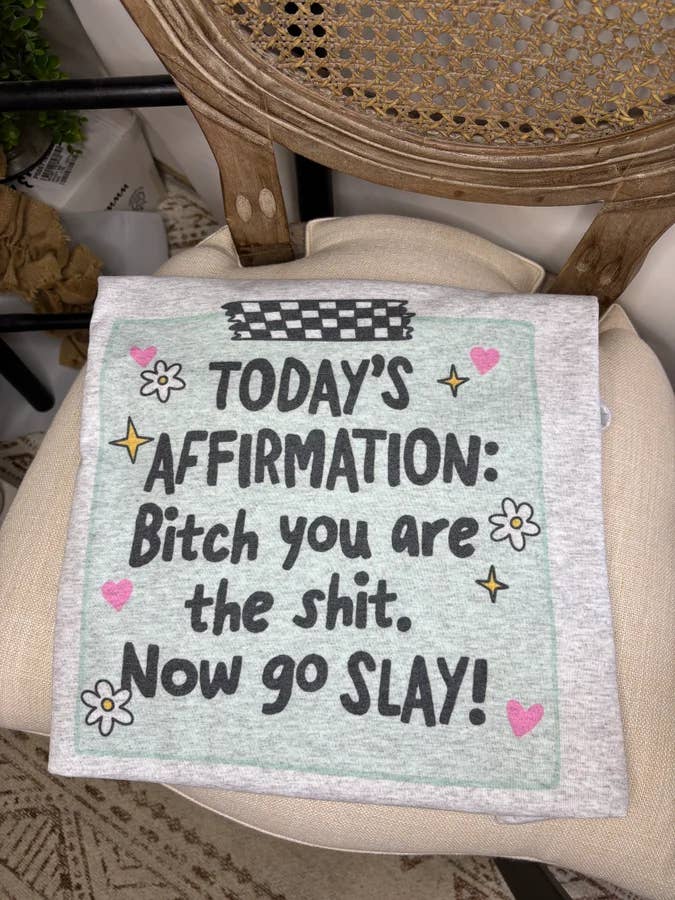 Today’s Affirmations (Gildan T-Shirt) for wholesale by 1/2 Penny Wholesale