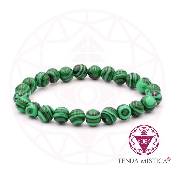 Tenda Mística - Wholesale Beaded Bracelet - Synthetic Malachite Bracelet - 8mm0