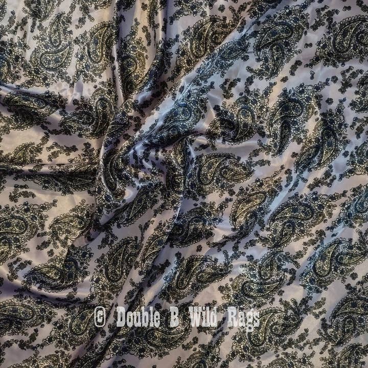Double B Wild Rags - Venta al por mayor Bufanda - Mujer - Pañuelo Salvaje PAISLEY 142 Lila Púrpura Retro Vaquero Occidental Bufanda Bandana por Double B Wild Rags