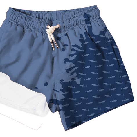 Bermies – wholesale Swim shorts – Kids – Navy to Shark - Kids0