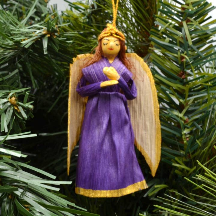 Didi Bahini Fair Trade - Wholesale Decorative Figurine - Corn Husk Angel5