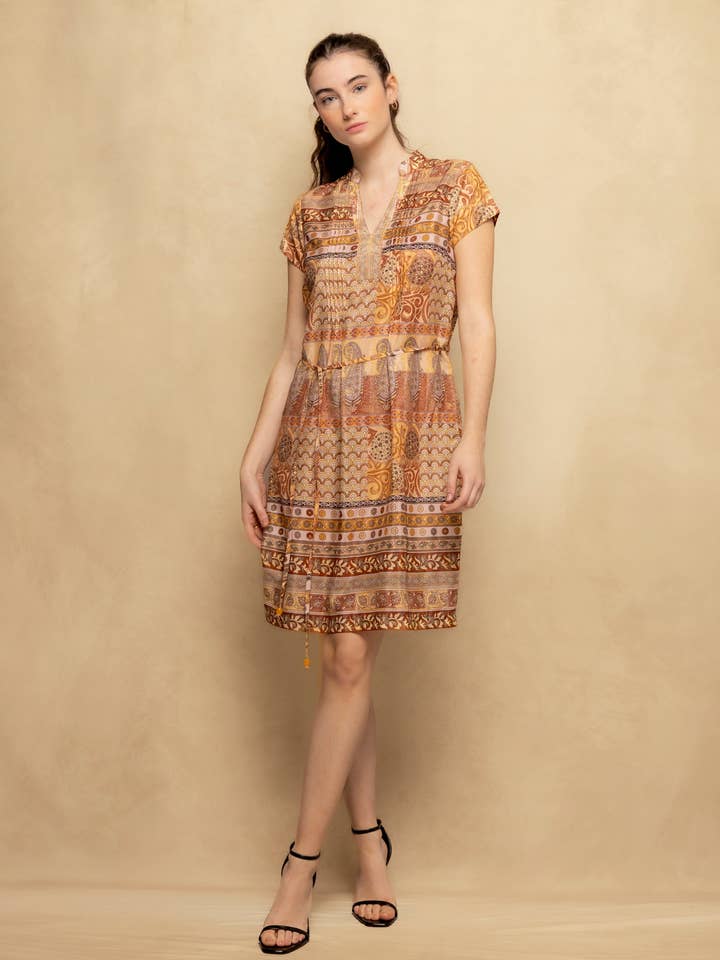 Sima short dress for wholesale by NIZA