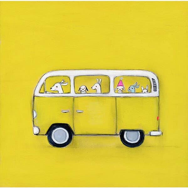 Imprimé VW Jaune pour la vente par Creative Thursday