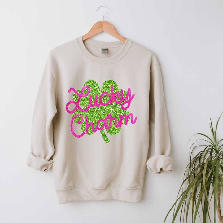 DTF TRANSFER - Lucky Charm Faux Sparkle 9077 for wholesale by dBoldTees & DTF Transfers