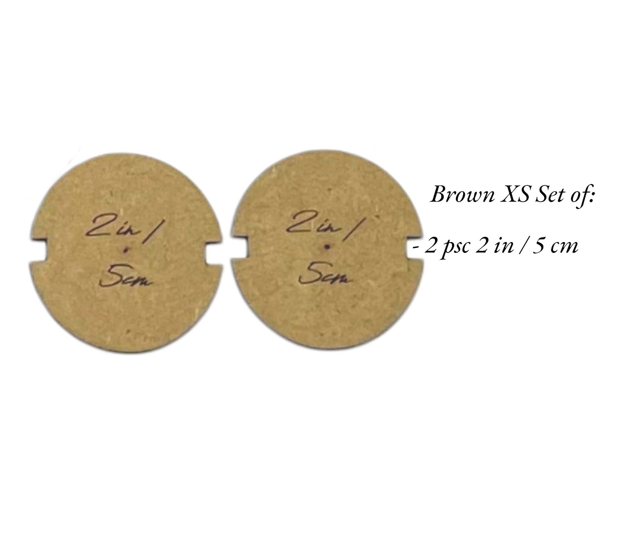 MB Cordas - Wholesale Knutselbenodigdheden - MB Cordas Macramé Snijmal Onderzetters set van 2-10 stuks (5 maten)5