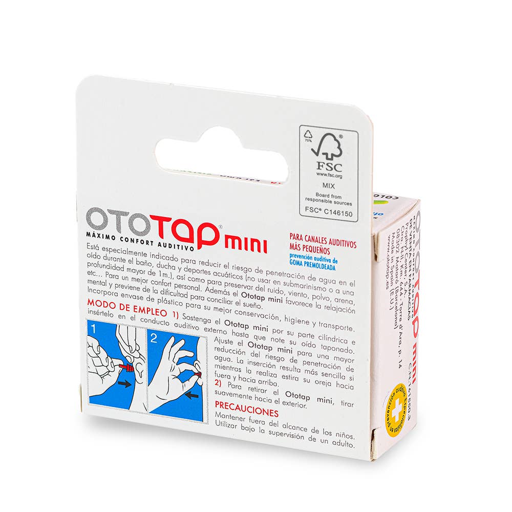 PROPHYL CENTER SA - Wholesale Swim Goggles - Kids & Baby - Mini rubber earplugs. Brand Ototap.2