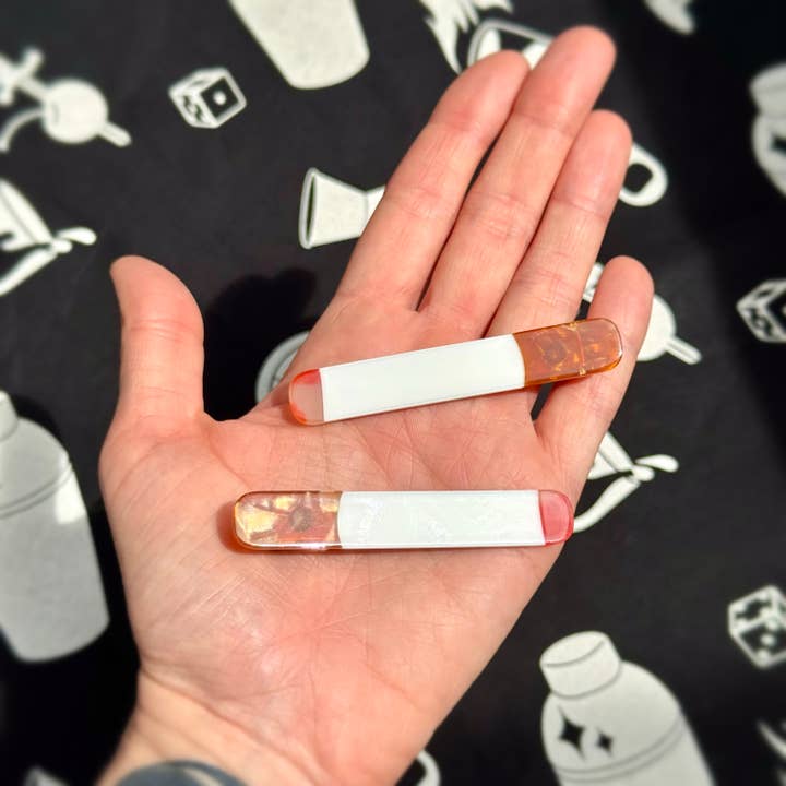 Peach Beast - Wholesale Hair Clip - Women's - Cigarette Acetate Hair Clips 3