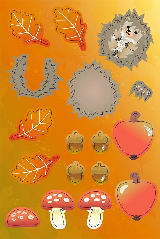 URSUS® / Buntpapierfabrik Ludwig Bähr GmbH & Co. KG – Engroshandel DIY-hobbysæt – Mobile 'Efterårsmagi' – komplet sæt til ophæng på ca. 52 cm5