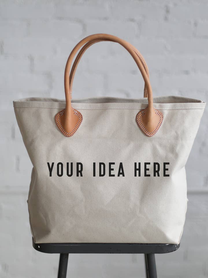 Custom Canvas Transport Tote for wholesale by FORESTBOUND