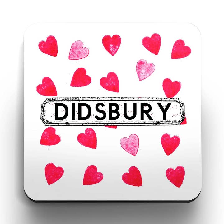 Red Hearts Coasters (sæt af 4) for engroshandel hos tinned snail