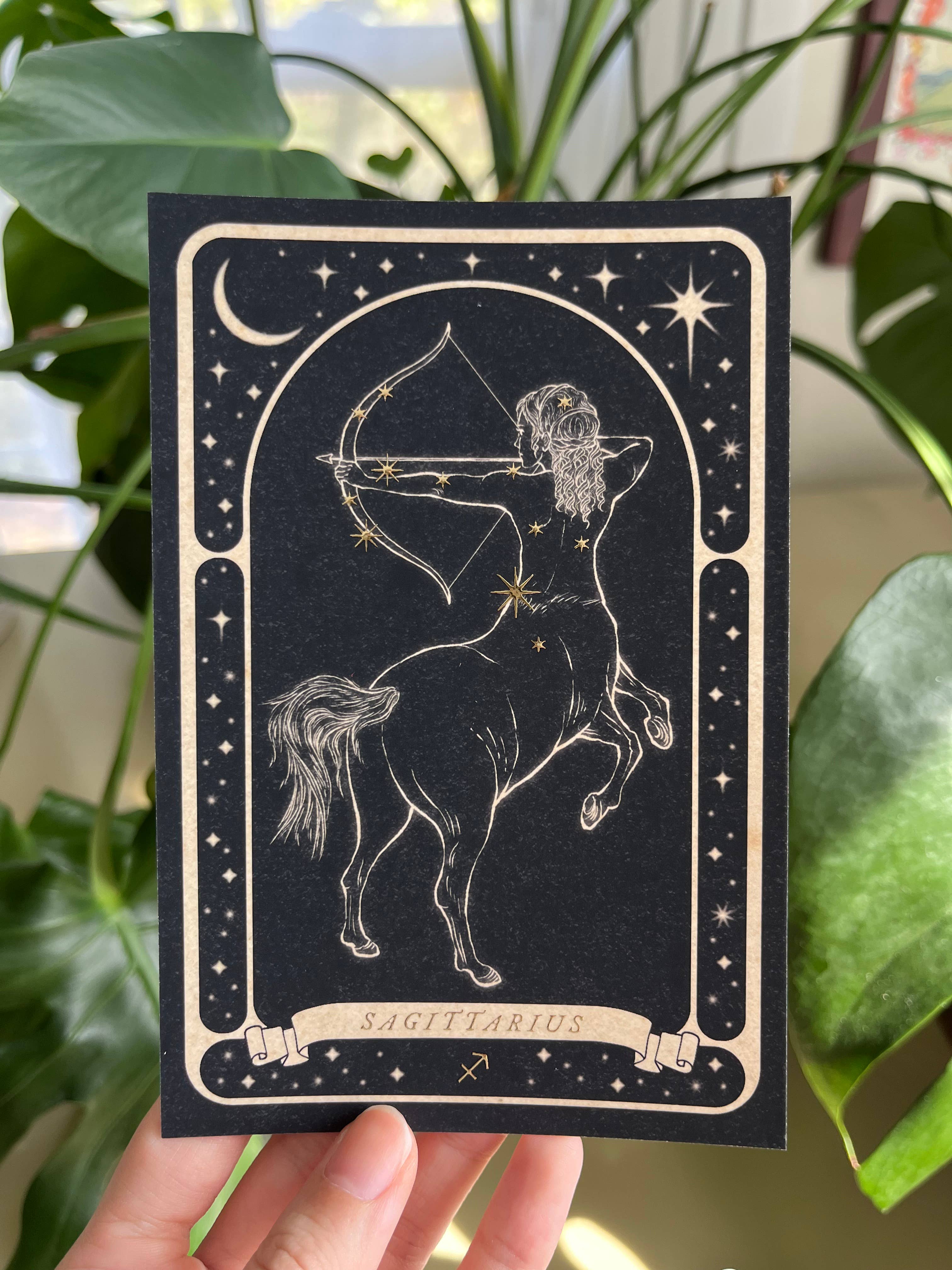 Lauren Noel Studio - Wholesale Postcard - Zodiac Gold Foil Postcard6