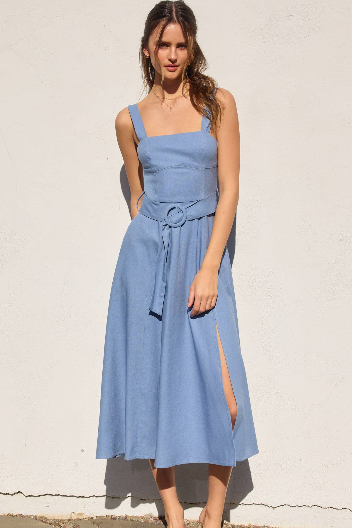 Dress Forum - Vendita all'ingrosso Vestito - Donna - Abito Midi con Fibbia Heaven Sent27