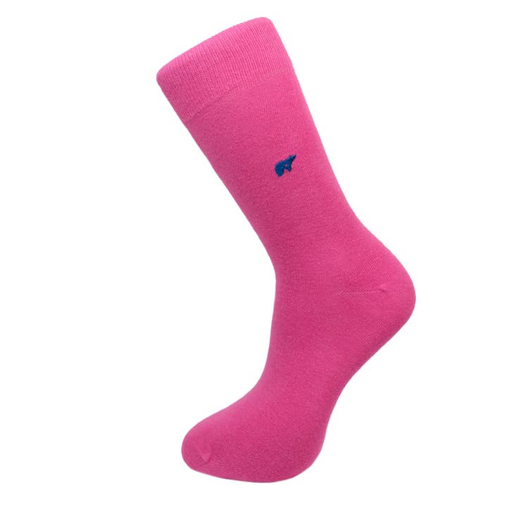 Slopes&Town - Wholesale Socks - Unisex - Plain Magenta Bamboo socks0