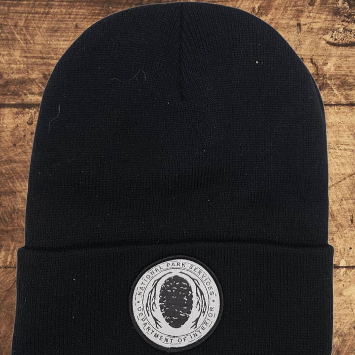 PNW Apparel - Wholesale Beanie - Unisex - Vintage-Inspired National Park Service Logo Patch Beanie: Ou