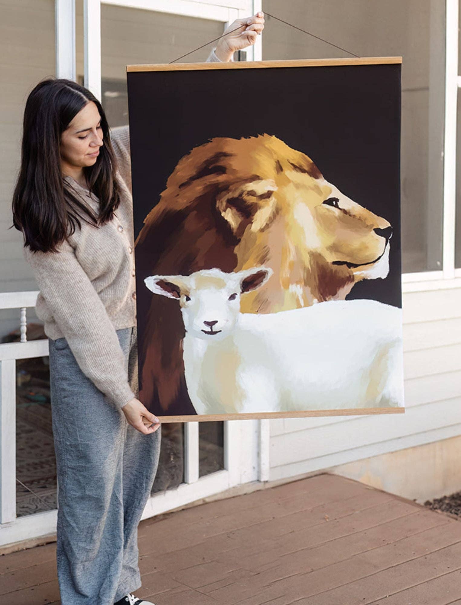 Jenessa Wait - Venta al por mayor Pósteres - Gran póster: El león y el cordero1