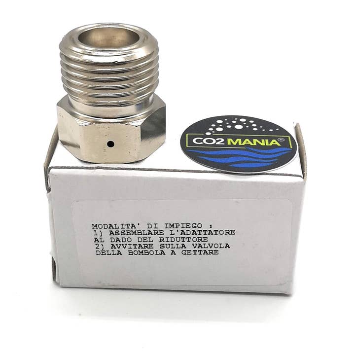 Adaptateur standard pour vérins jetables avec pas 10x1 pour la vente par CO2 MANIA®