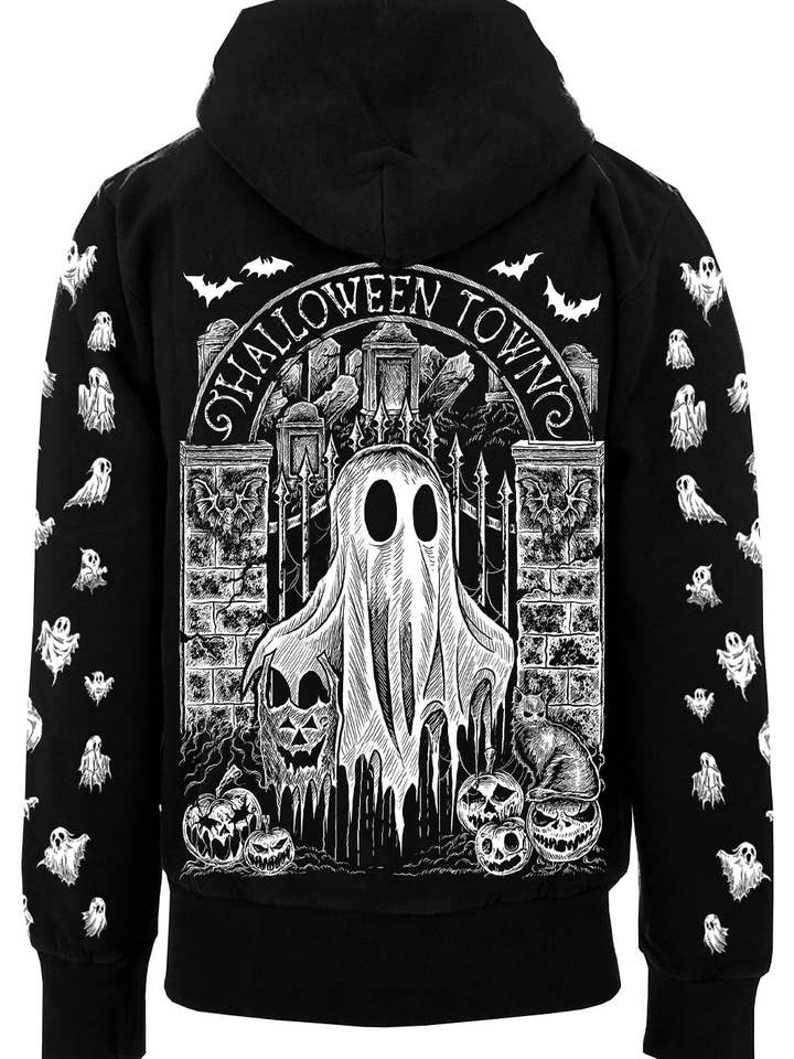 Sudadera con capucha Halloween Town Ghostie para venta al por mayor de vampirefreaks