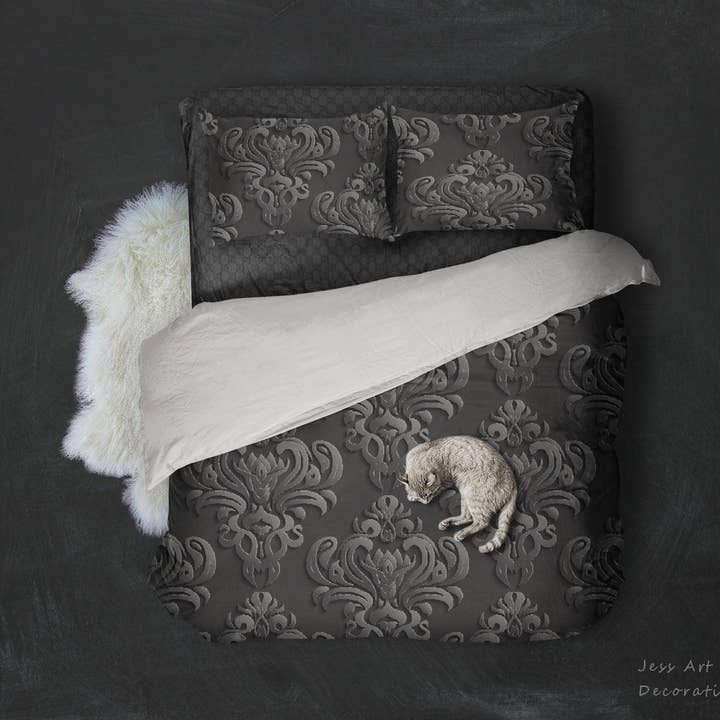 3D Black White Decorative Pattern Quilt Cover Set Bedding Set Pillowcases 95 for wholesale by Jess Art Decoration