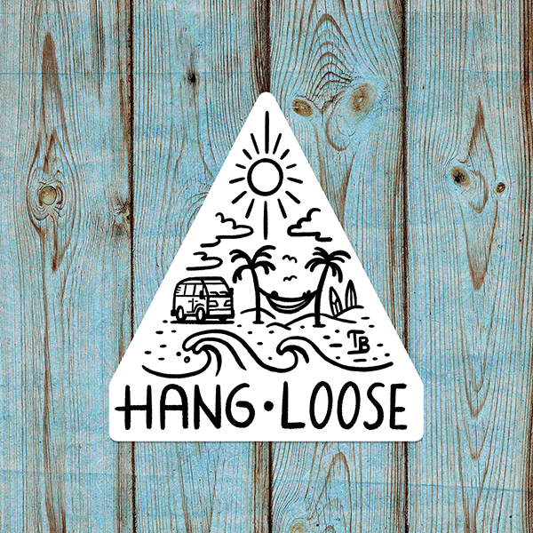 SeeknRevel - Wholesale Sticker - Hang Loose - Sticker1