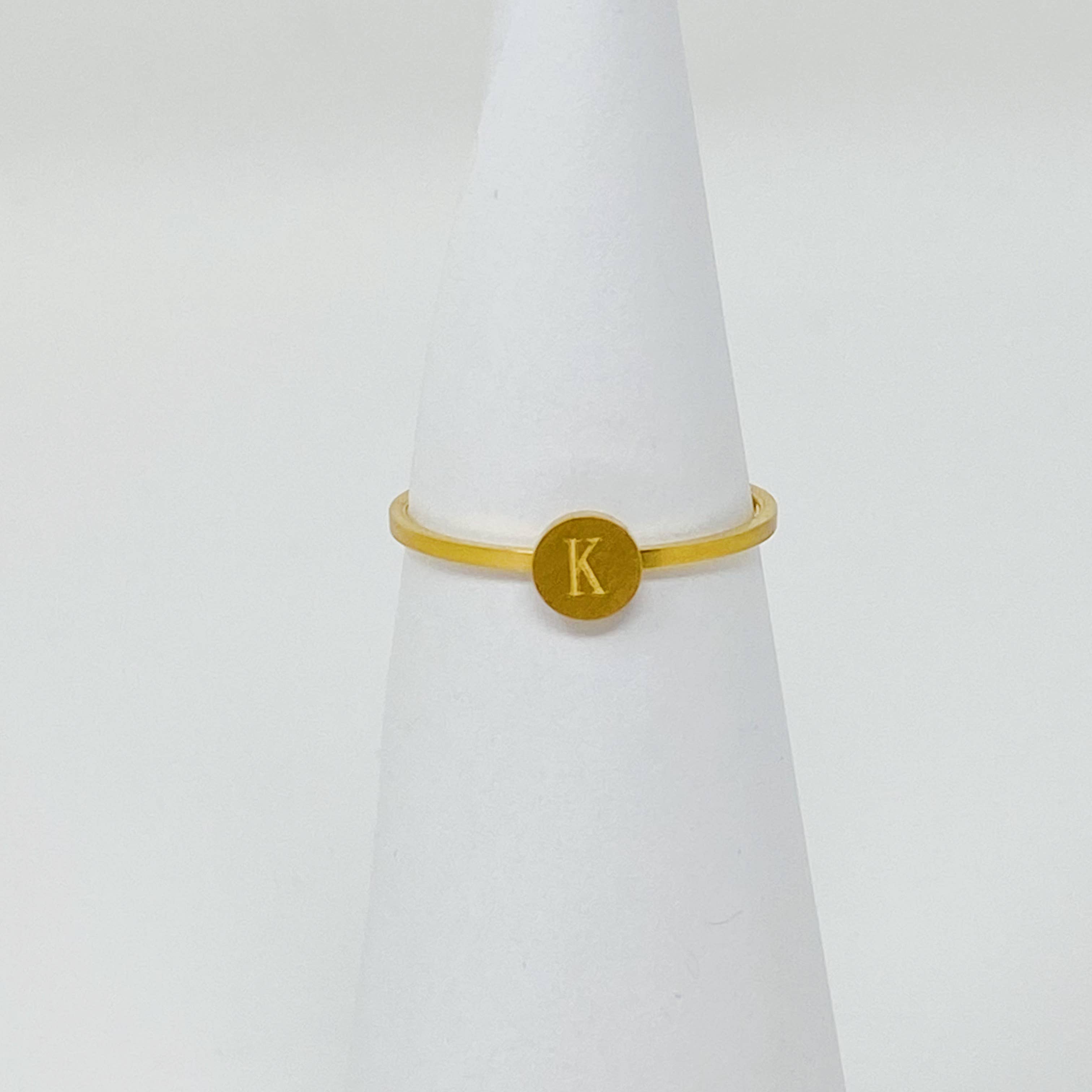 Ellison+Young - Wholesale Band/Stacked Ring - Tiny Initial Ring7