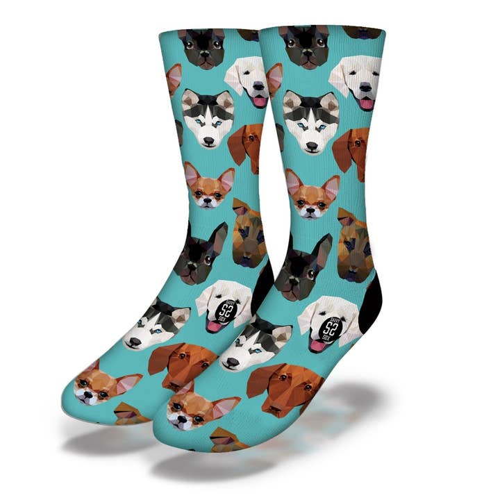 Mixte Dogs 6 Chaussettes pour la vente par Savvy Sox