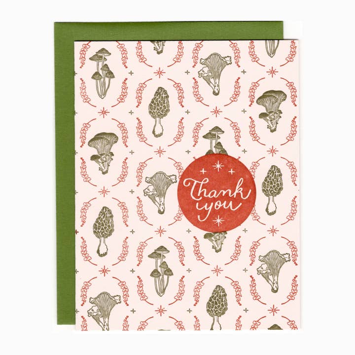 champignon skov tak kort for engroshandel hos Blackbird Letterpress