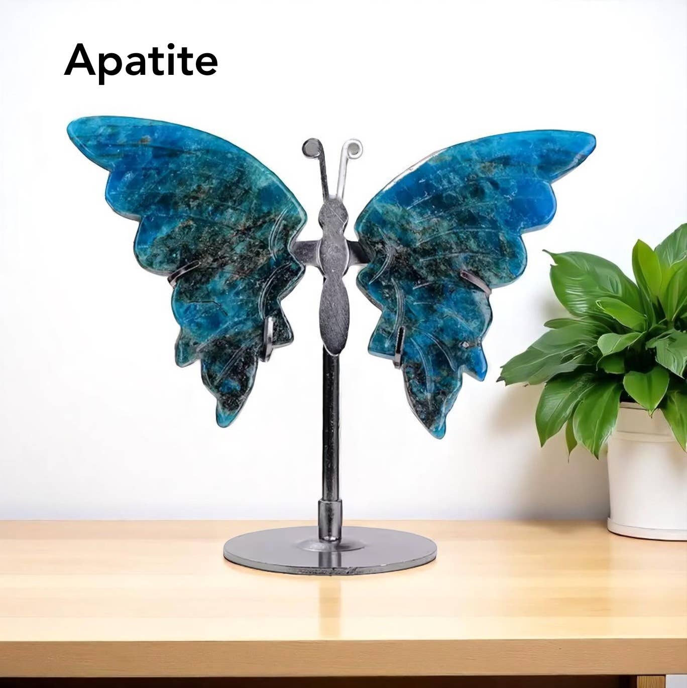 Crystolver (We Cover All Import Fees) – Großhandel Dekofigur – Elegante Schmetterlingsflügel aus Kristall mit Ständer6