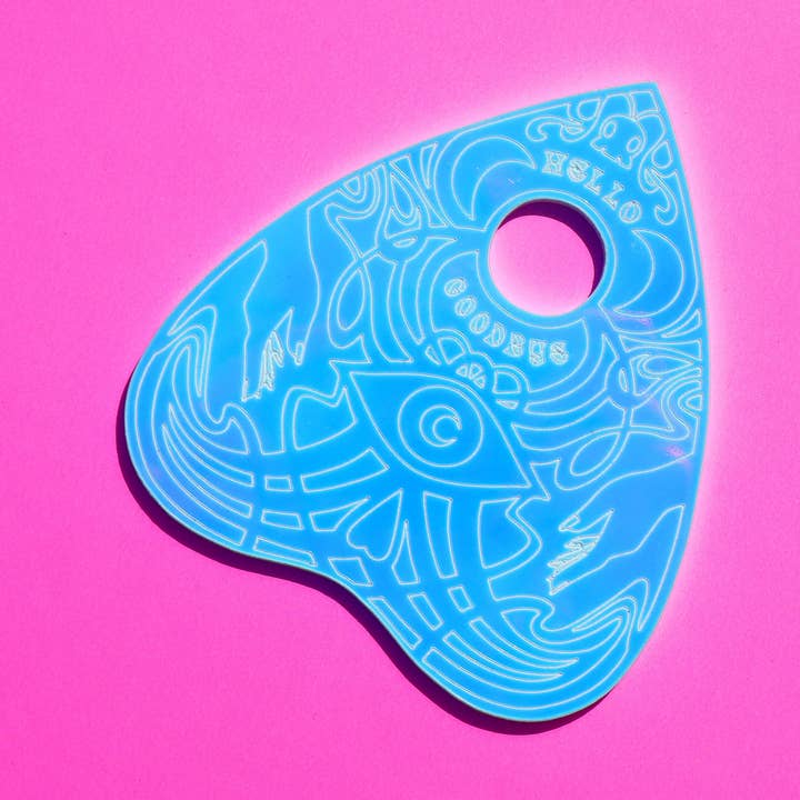 SPARKLING SPIRIT BOARD IRIDESCENT // PLANCHETTE for wholesale by Mo McMasters