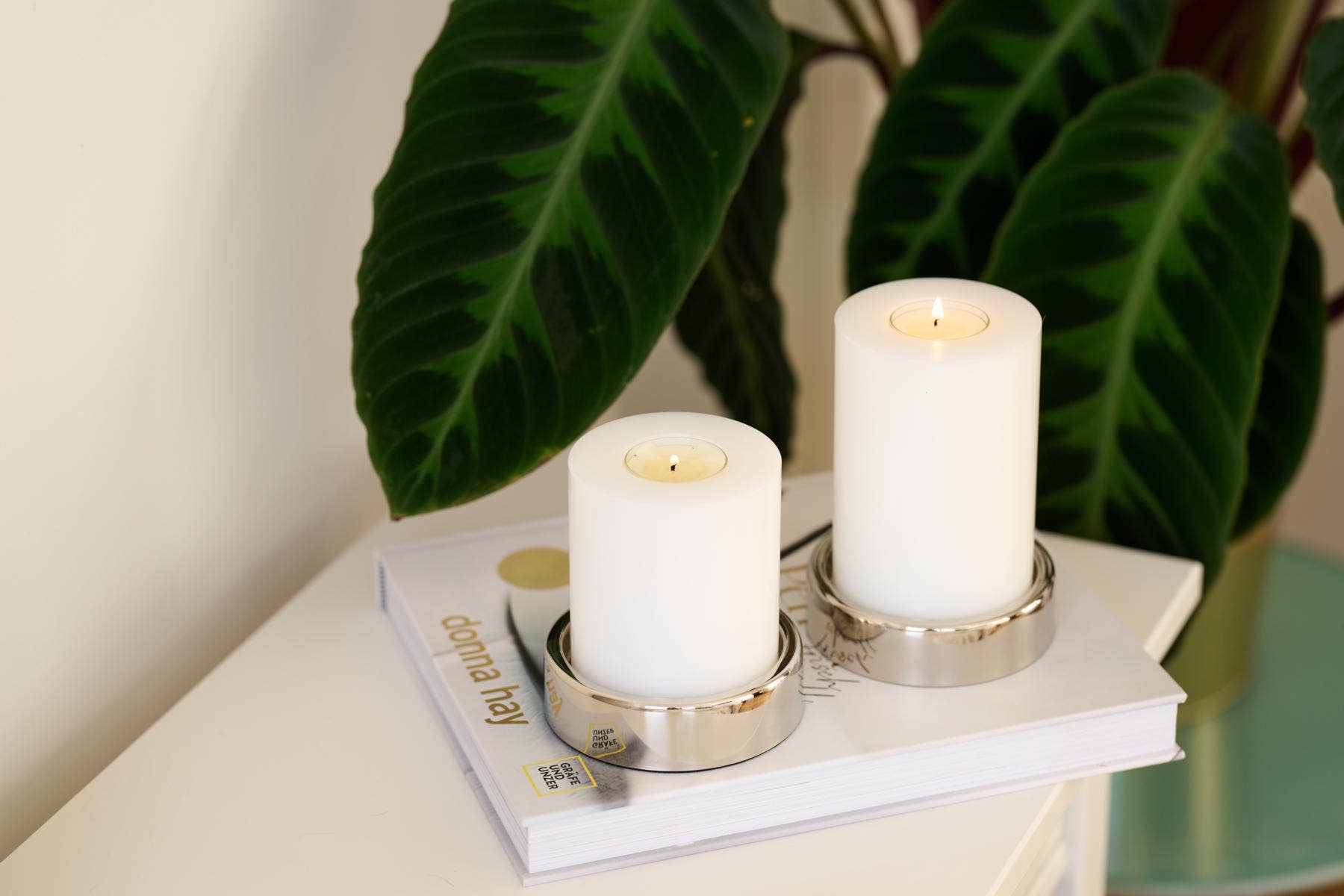 EDZARD - Wholesale Candle Holder - Set of 2 Candle Holders Sanremo, silver-plated4