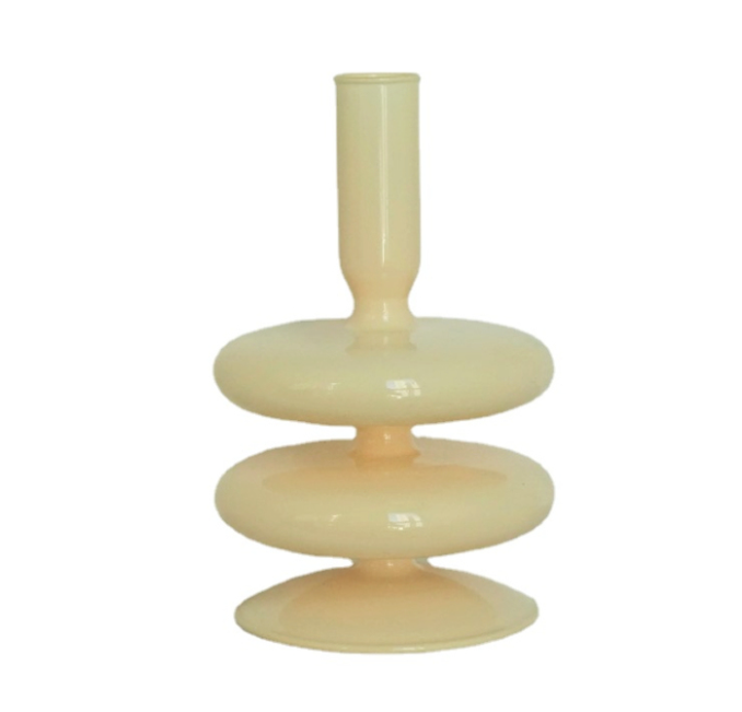 IVORE.GROUP (We cover All Import duty) - Wholesale Kaarsenhouder - Kandelaren van ivoorkleurig glas5