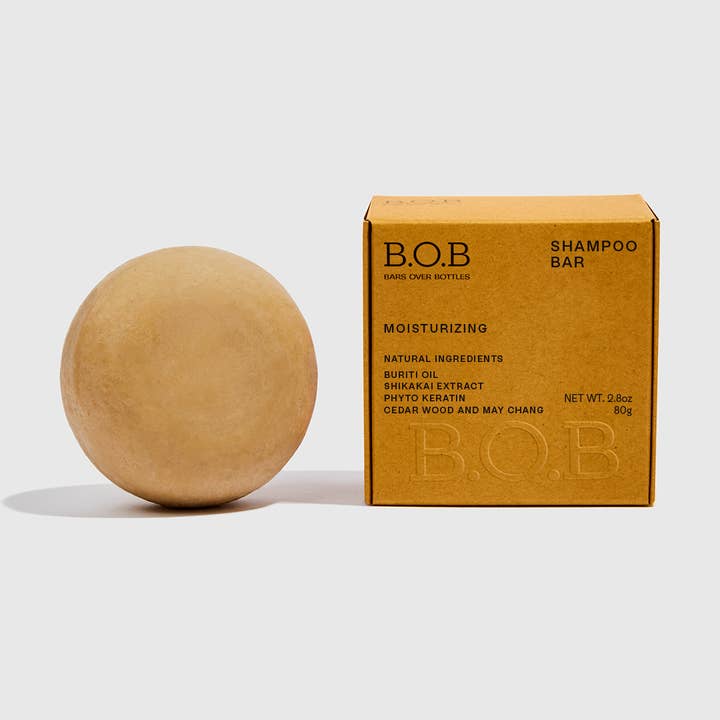 Moisturizing Shampoo Bar | Vegan | Plastic-free | Natural for wholesale by B.O.B Bars Over Bottles