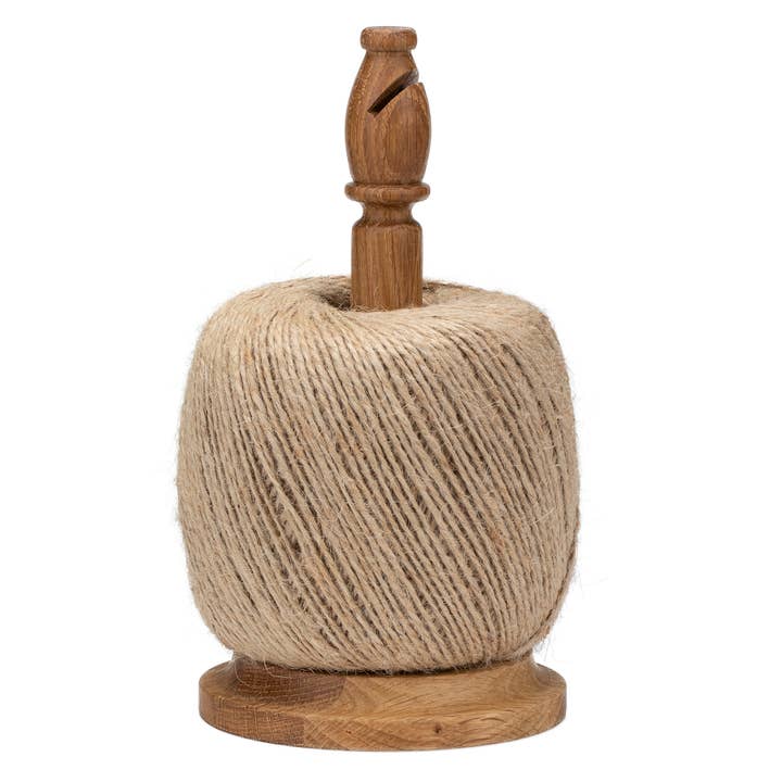 Naturlig jute sejlgarn Ø2mm ± 370m på eg bidetang for engroshandel hos La Cordeline