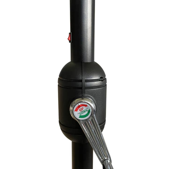 LeisureMod - Wholesale Patio Umbrella - Sierra Modern 9ft Solar LED Patio Garden Umbrella39