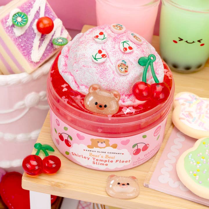 Kawaii Slime Company - Wholesale Putty/Slime - Kids - Bears Best Shirley Temple Float 2 Slimes In 1 (4pcs/case)