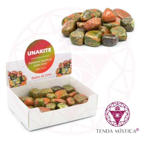 Tenda Mística - Wholesale Spiritual Stone/Crystal - Box 250Gr Unakite0