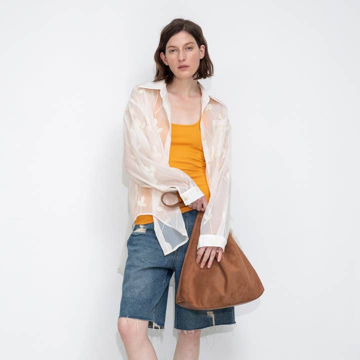 Lightweight Ice Silk Embroidered Sheer Shirt and other Purchase wholesale sheer fabric. Free returns & net 60 terms on Faire trending on Faire.