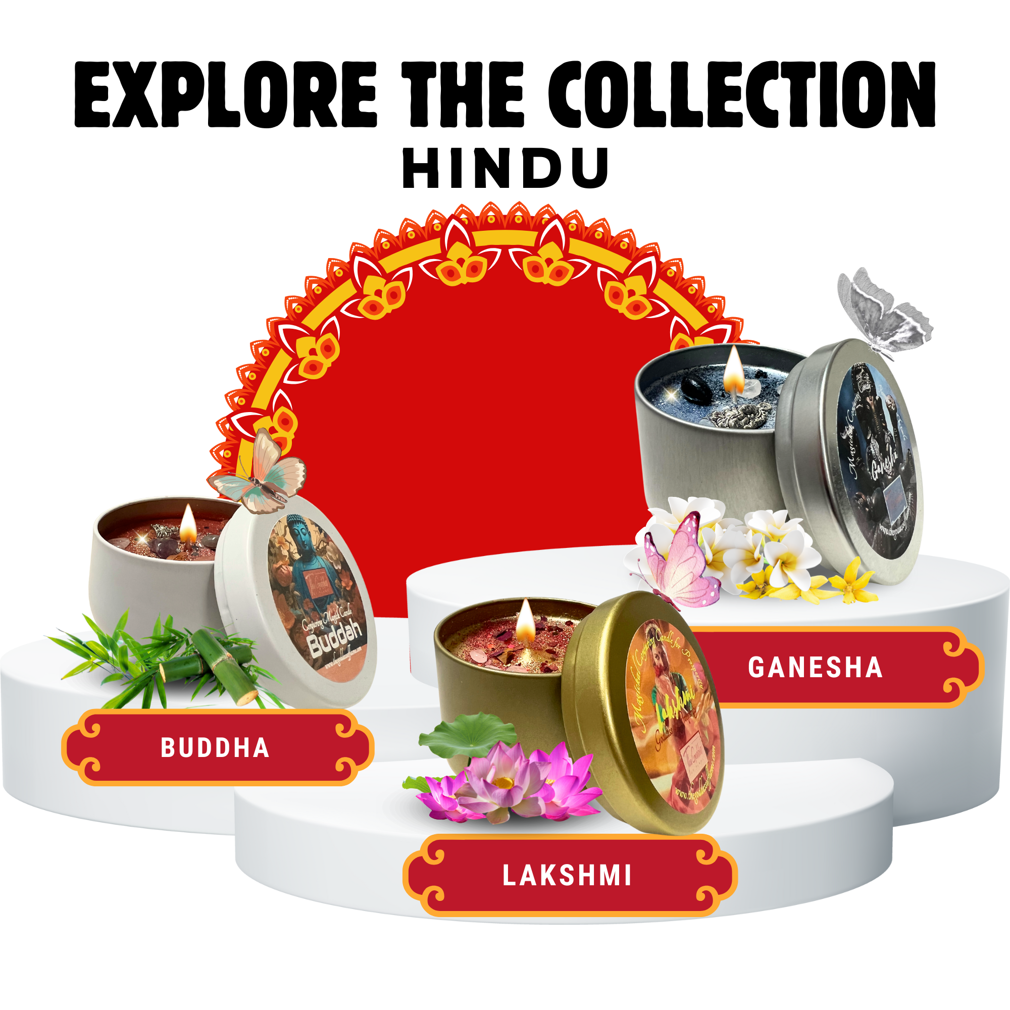 Argent Bougie Ganesha Offering Spell en vente sur Faire9