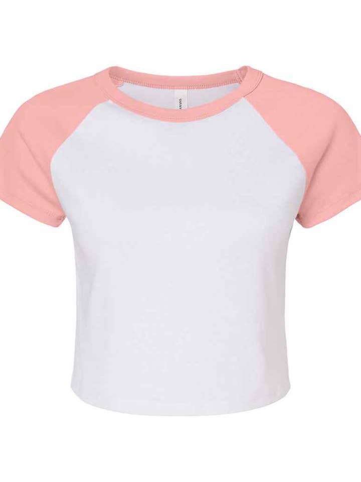 Bella - Damen Micro-Rib Raglan Baby T-Shirt für den Großhandel von Pierre Francis