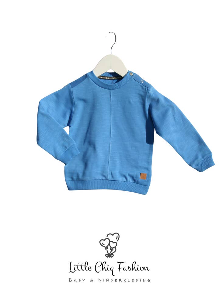Little Chiq Baby Sweater Blue for wholesale by Little Chiq