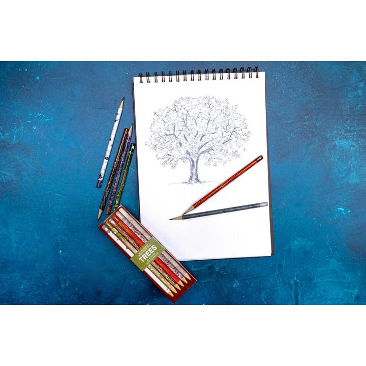Unemployed Philosophers Guild - Wholesale Pencil - Trees Pencil Set2