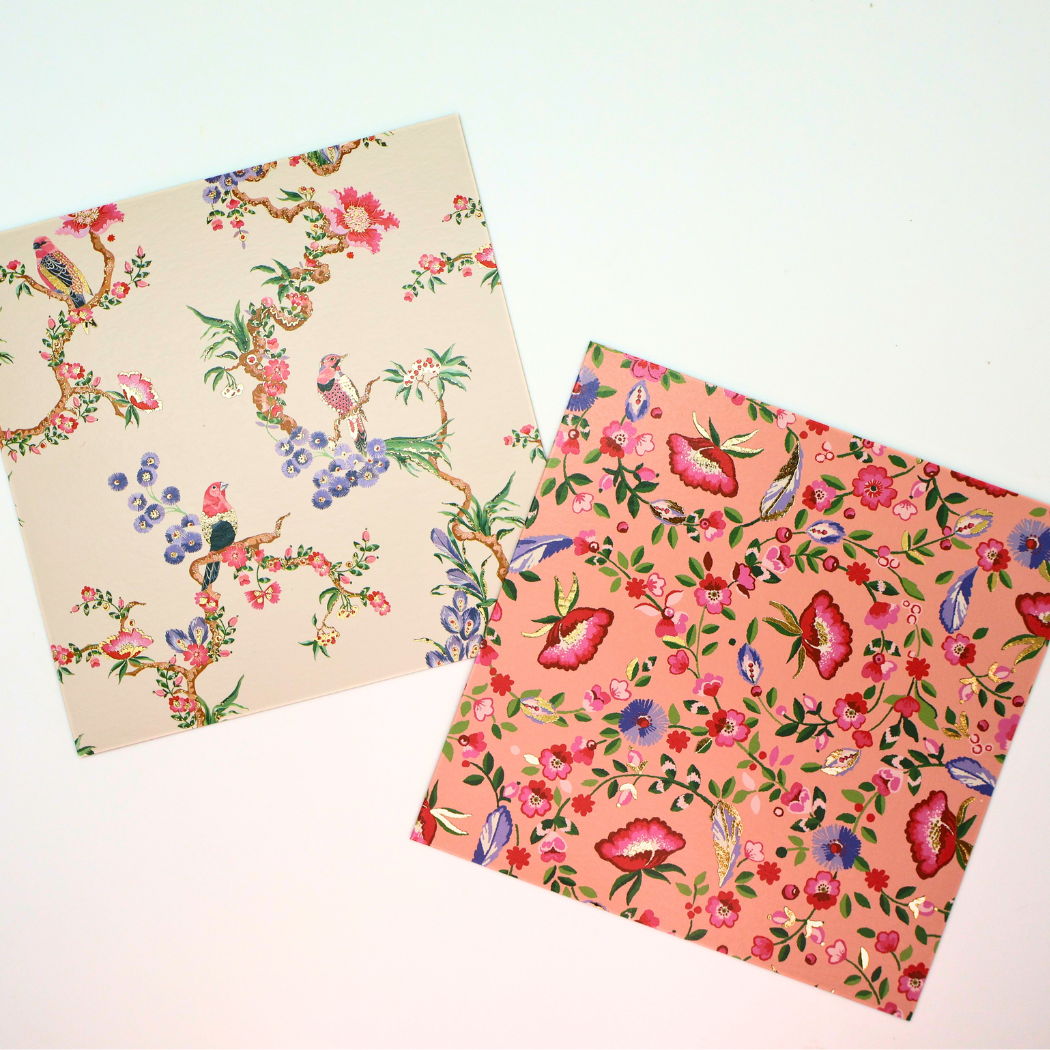The Great British Card Company (GBCC) Ltd – wholesale Stationery/notecard set – Notecard Wallet Cath Kidston Bird Flowers Open Cards2