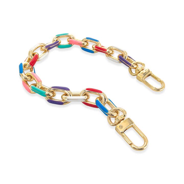 OMG Blings - Wholesale Phonecase Strap - APC07 - Multicolor Enamel Phone Chain