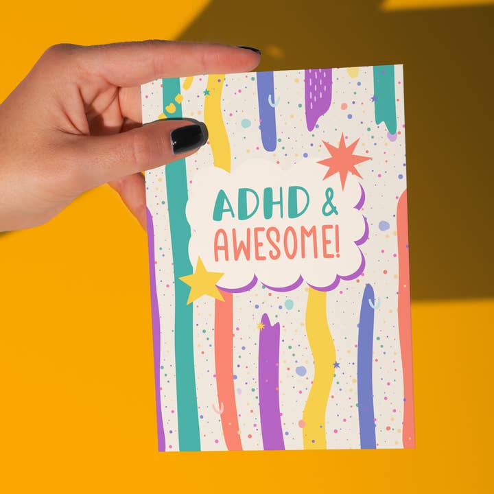 ADHD & Awesome Card for wholesale by Sunshine Lane