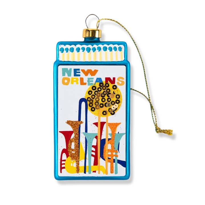 Furbish Studio - Wholesale Ornament - Matchbook Ornament - New Orleans